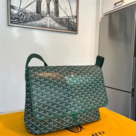 dhgate goyard messenger|Designer Leather Goyard Messenger Bag Green With Cross .